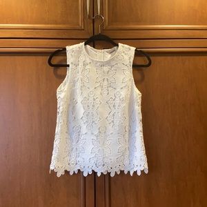 NWT H&M White Lace Sleeveless Top